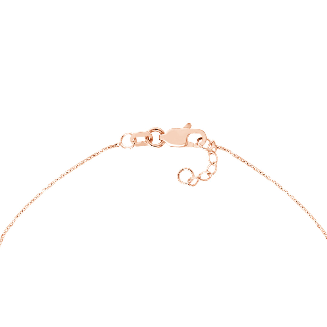 Diamond-Cut Curved Bar on Chain Bracelet