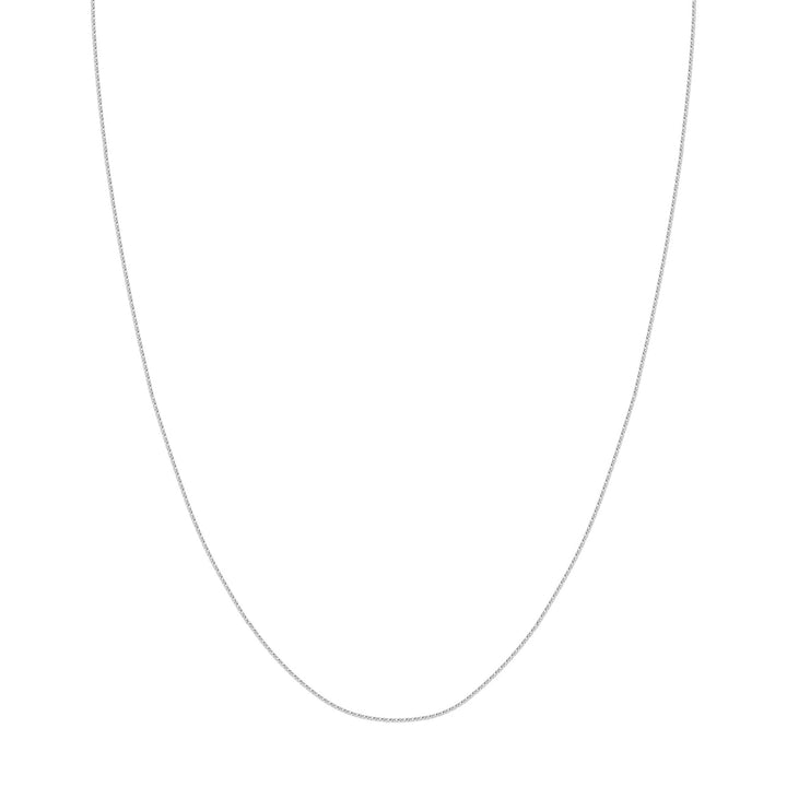 1.25mm Square Wheat Chain with Slider Bead