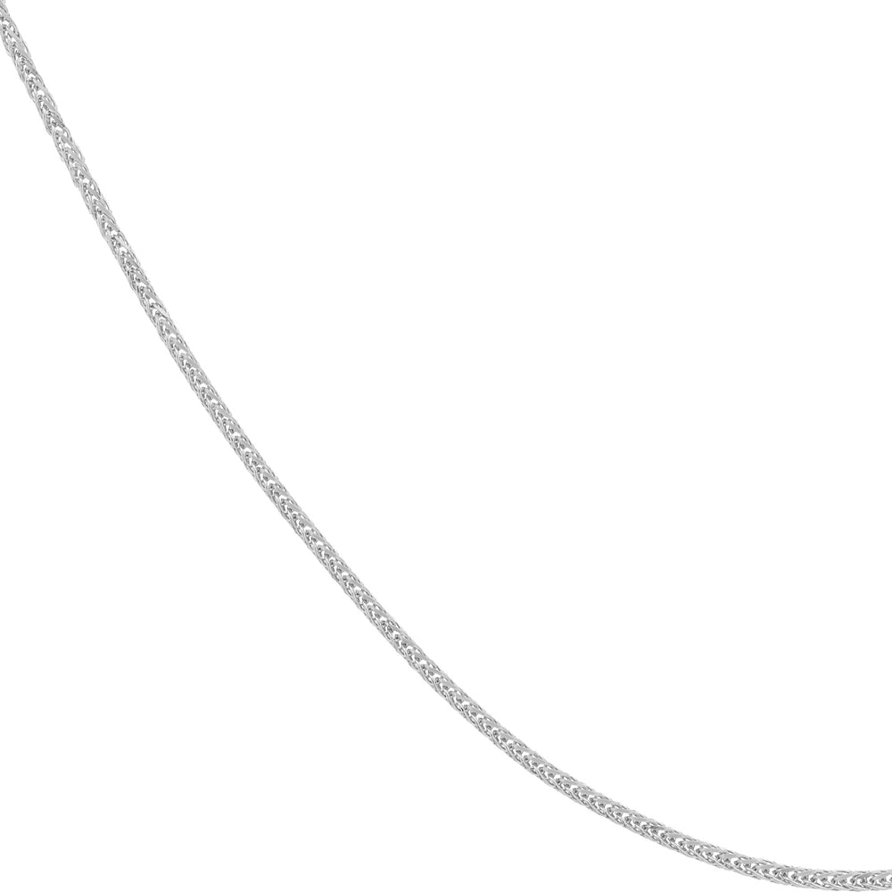 Sterling Silver Plated Squared Wheat Chain
