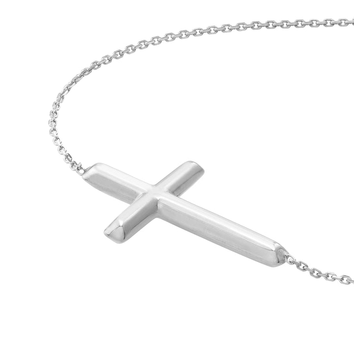 E2W Sideways Cross Bracelet