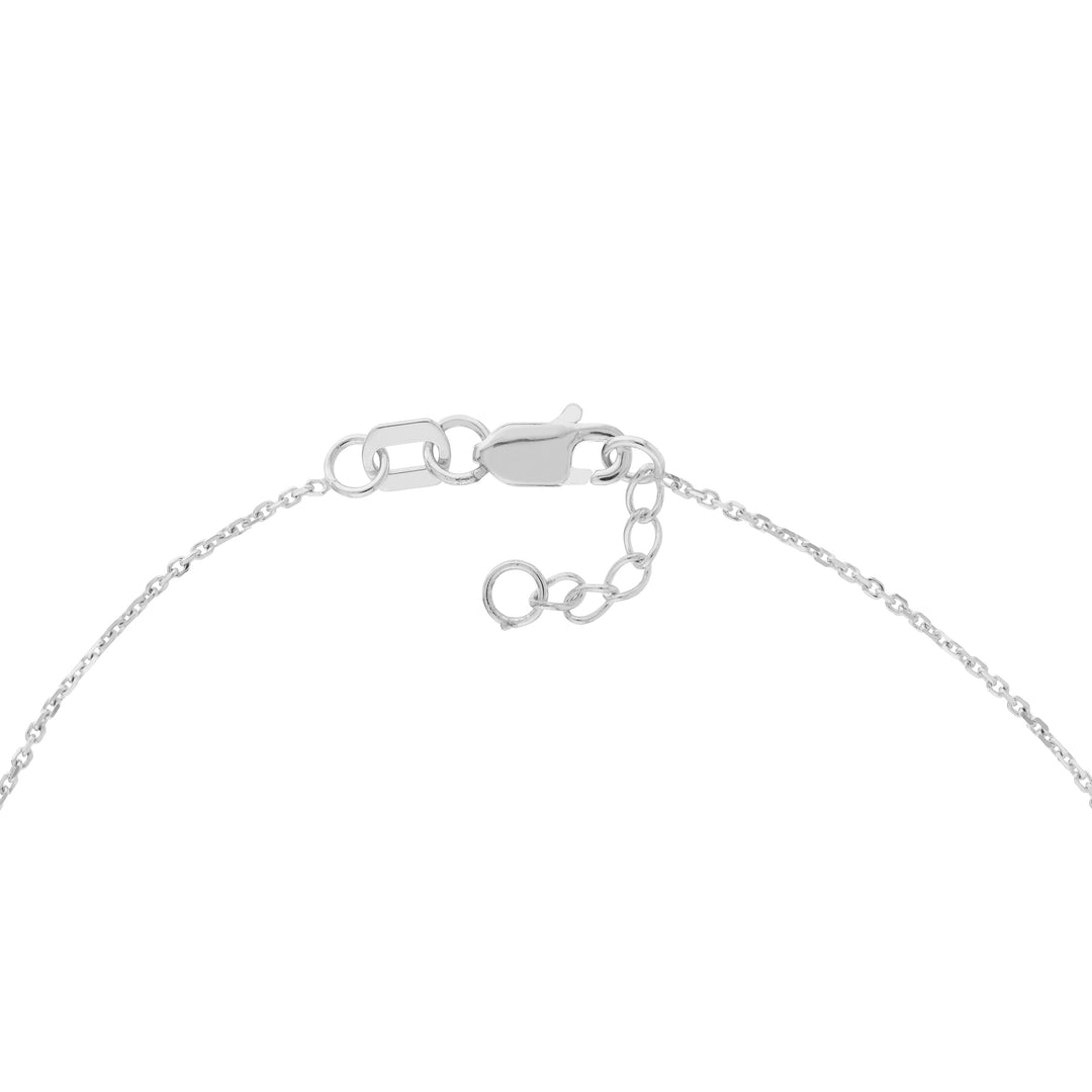Sideways Cross on Chain Adj. Bracelet
