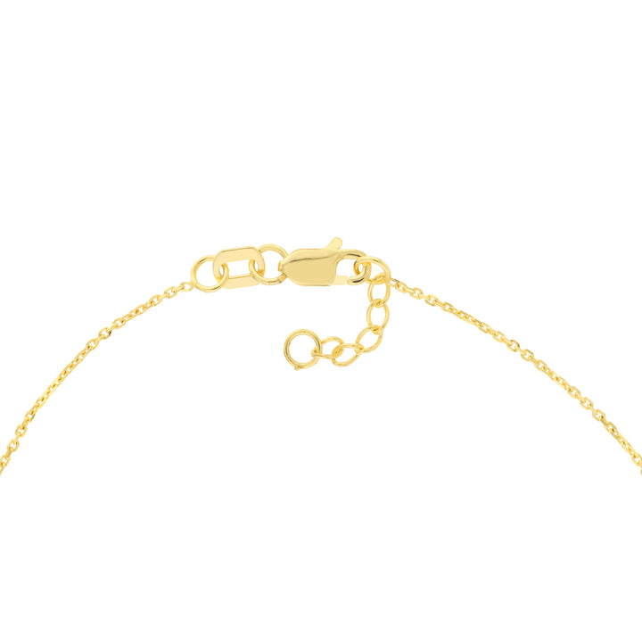 Sideways Cross on Chain Adj. Bracelet