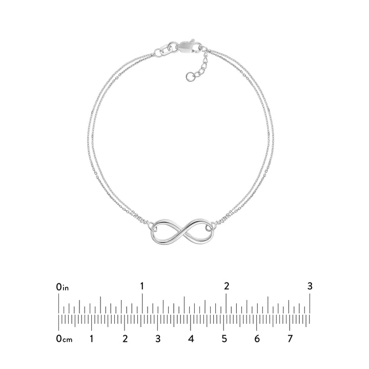 Double Strand Infinity Adjustable Bracelet
