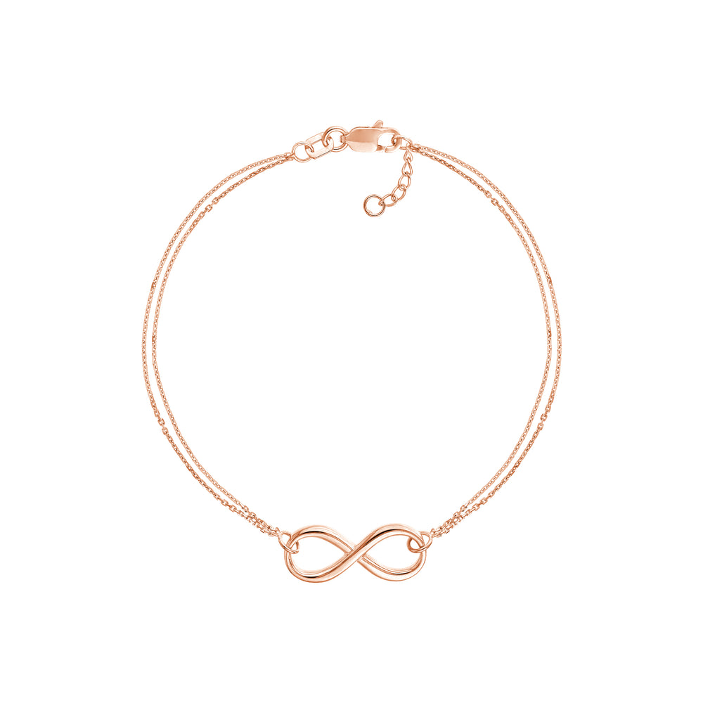 Double Strand Infinity Adjustable Bracelet
