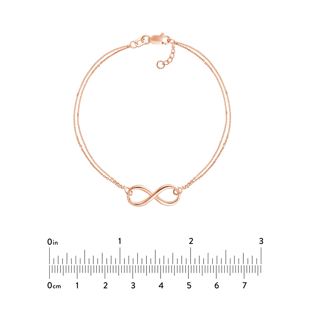 Double Strand Infinity Adjustable Bracelet