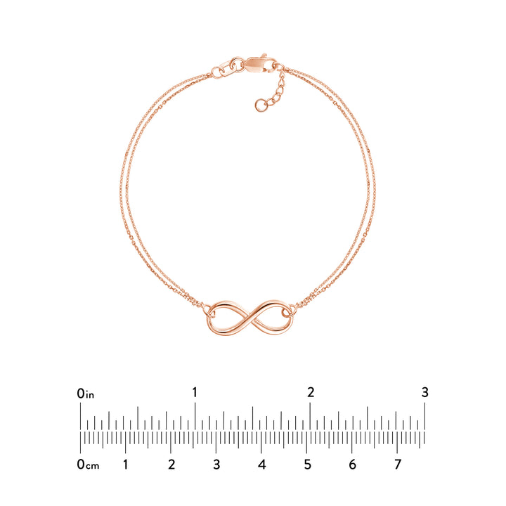Double Strand Infinity Adjustable Bracelet