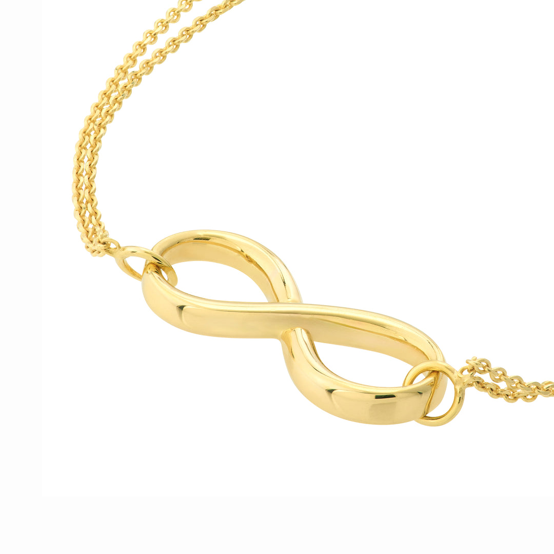 Double Strand Infinity Adjustable Bracelet