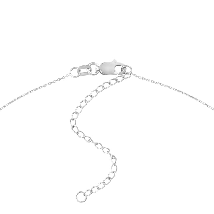 Plated Sterling Silver Script Love Necklace