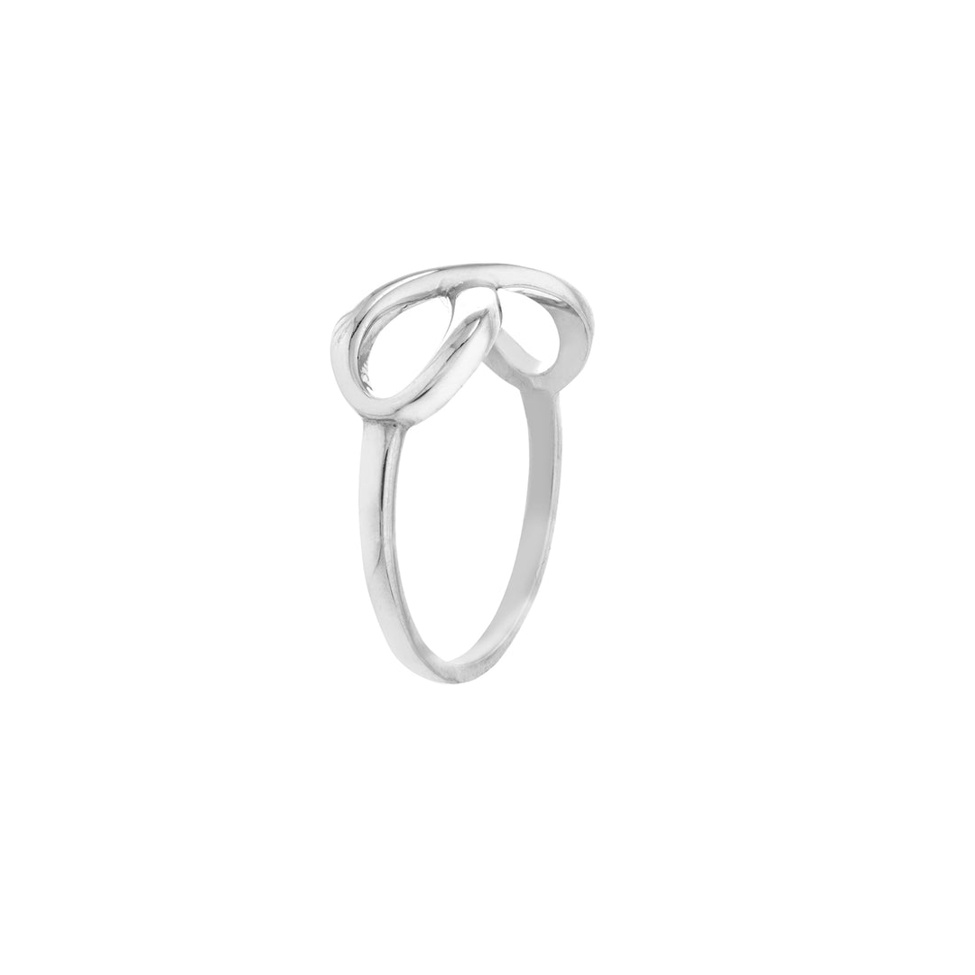 Plated Sterling Silver Infinity Ring