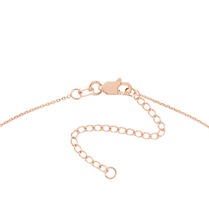 Adjustable 18 Bar Necklace with 2pt Diamond