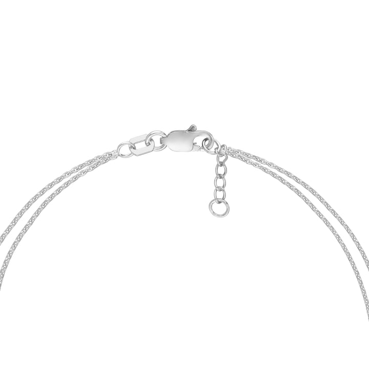 Plated Sterling Silver CZ Infinity Love Bracelet