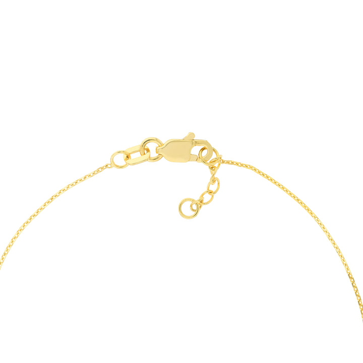 Sideways Mini Cross Adjustable Bracelet