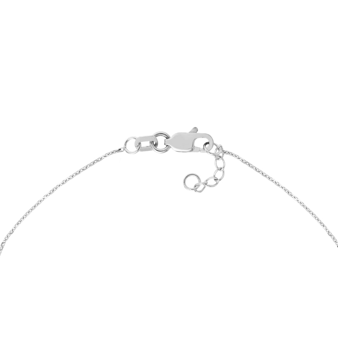 Plated Sterling Silver Mini CZ Dolphin Bracelet