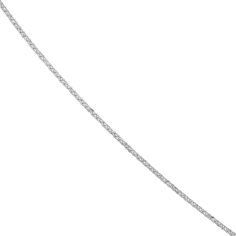 1.15mm Square Wheat Chain with Slider Bead
