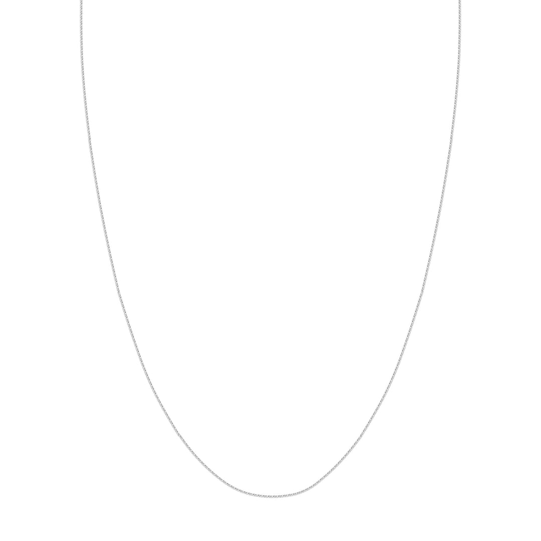 1.15mm Square Wheat Chain with Slider Bead