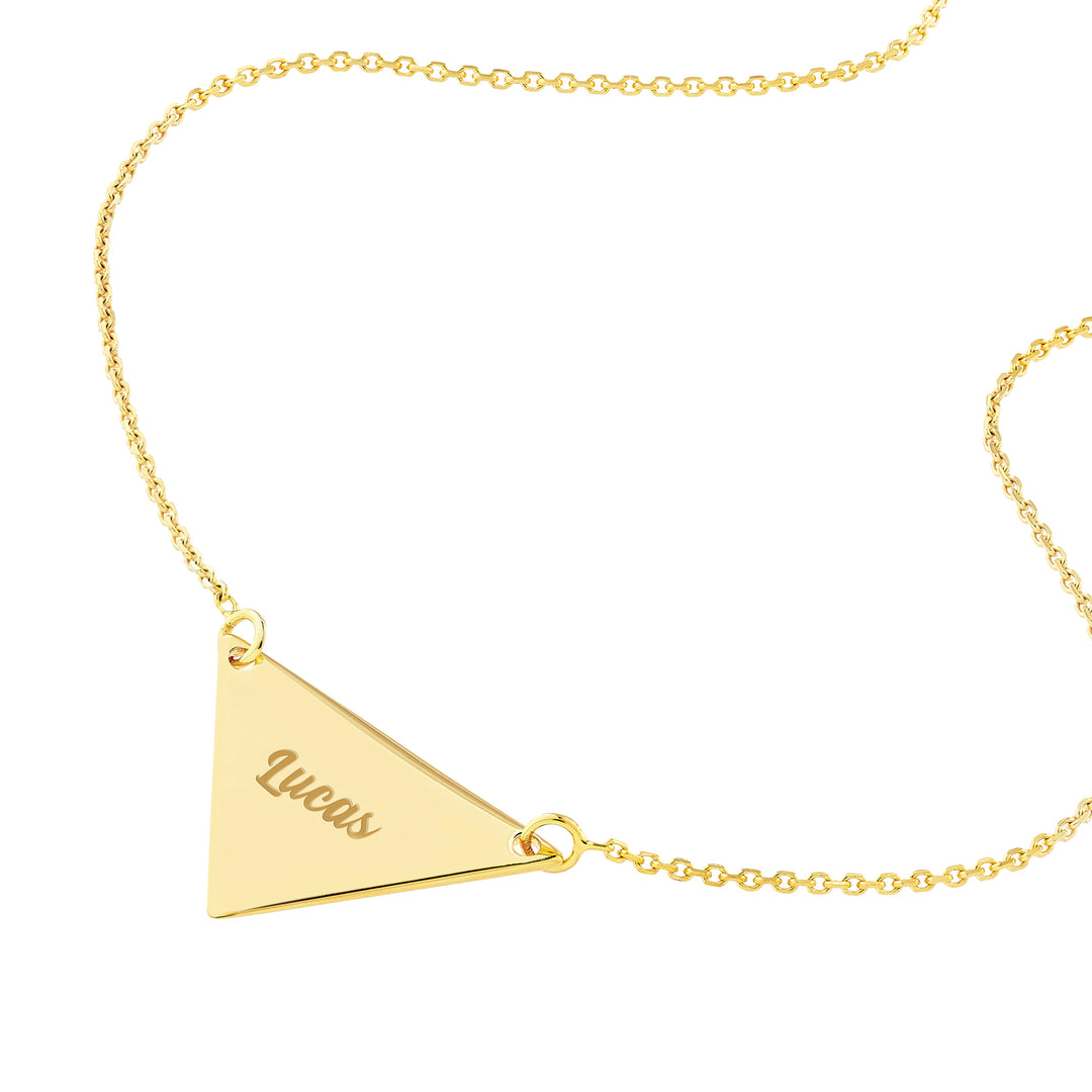 Triangle Drop Adjustable Necklace