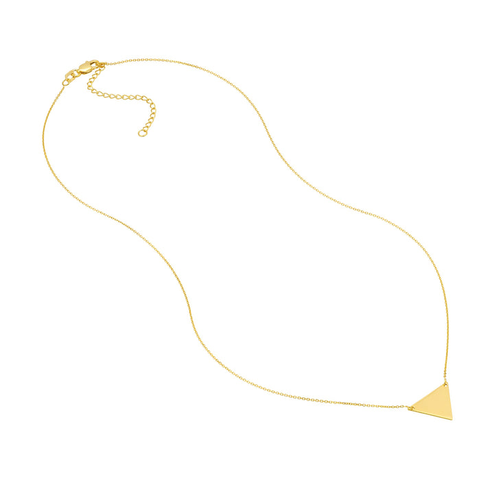 Triangle Drop Adjustable Necklace