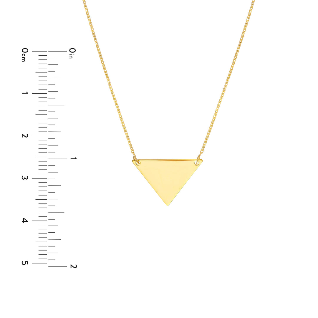Triangle Drop Adjustable Necklace