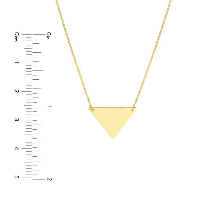 Triangle Drop Adjustable Necklace
