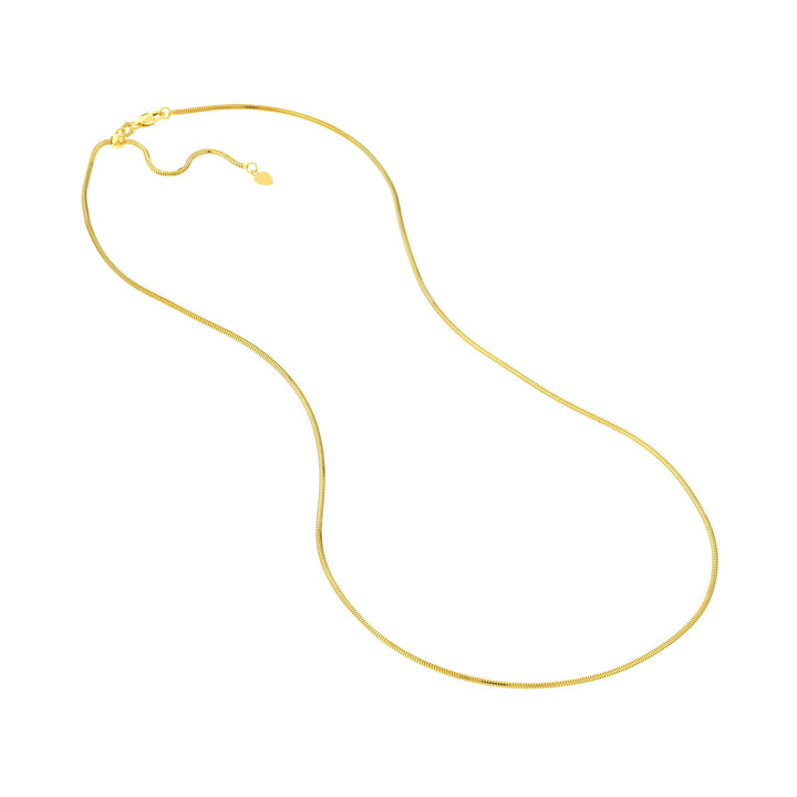 Adjustable Snake Chain Necklace with Slider