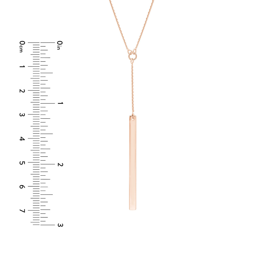 Lariat Bar Adjustable Necklace