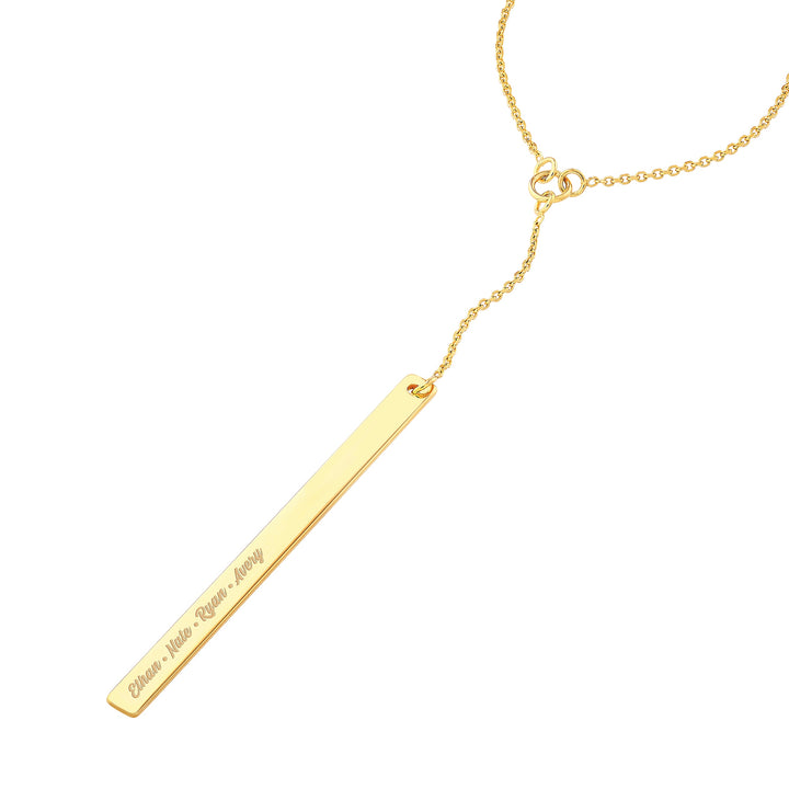 Lariat Bar Adjustable Necklace