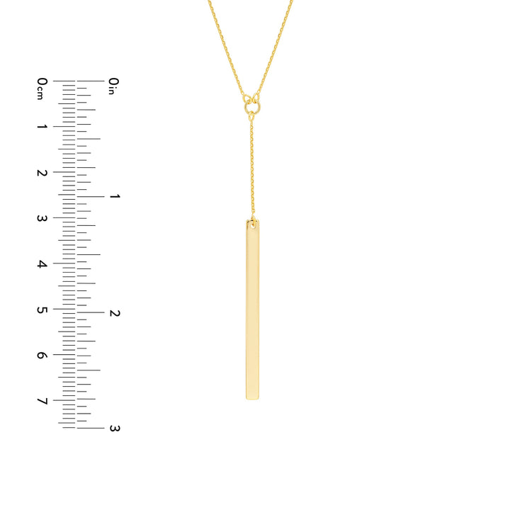 Lariat Bar Adjustable Necklace