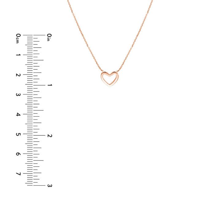 Mini Open Heart Necklace