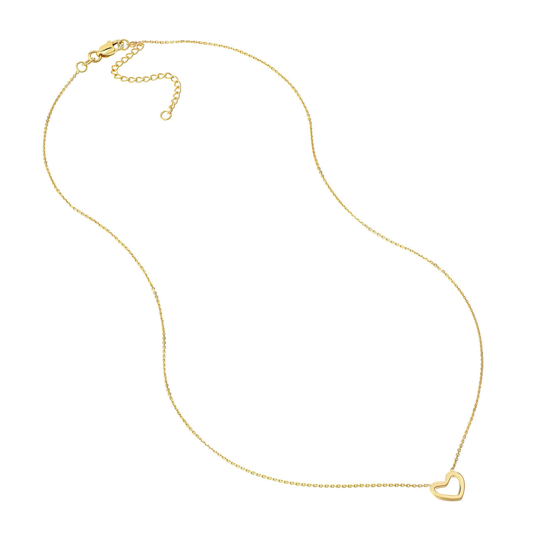 Mini Open Heart Necklace