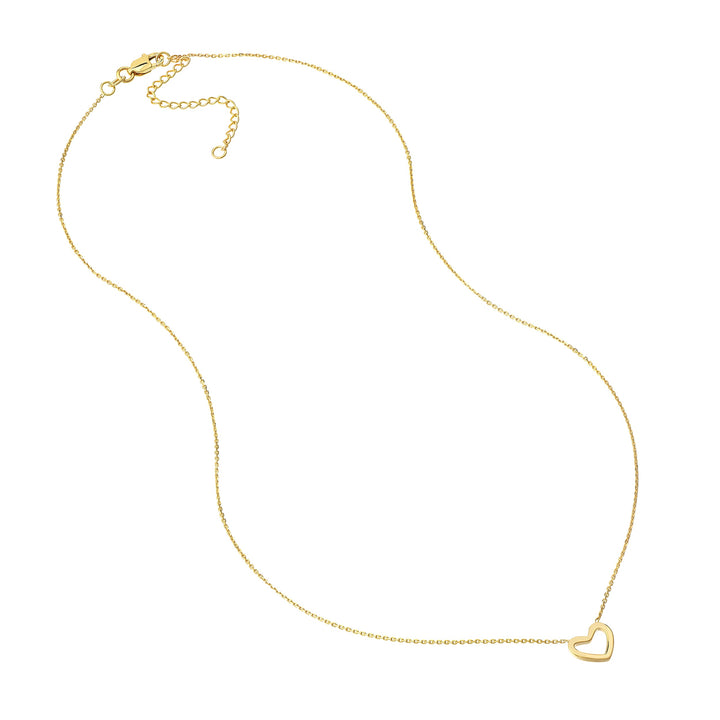 Mini Open Heart Necklace