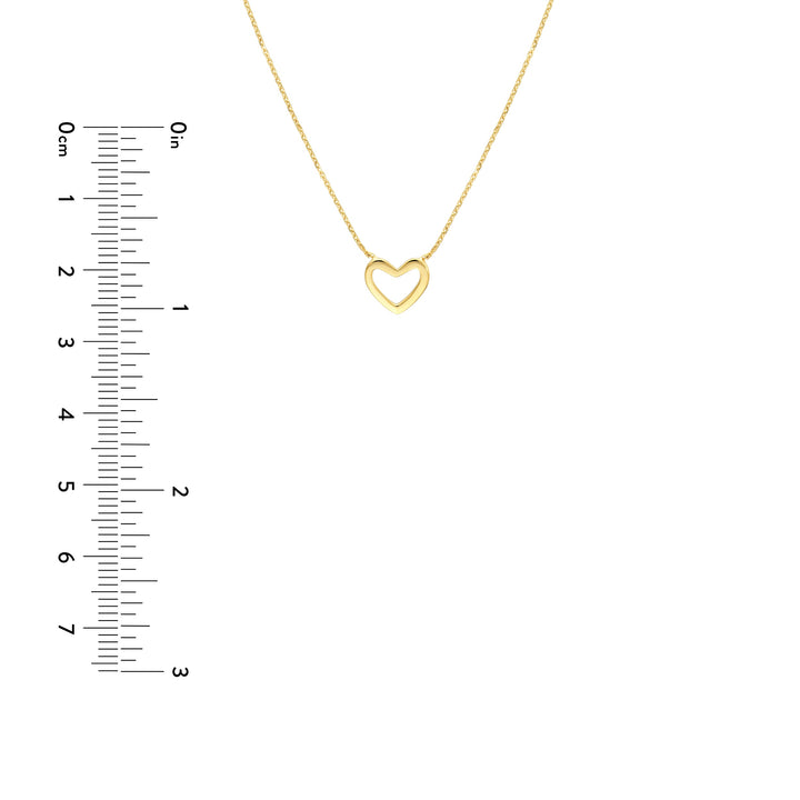 Mini Open Heart Necklace
