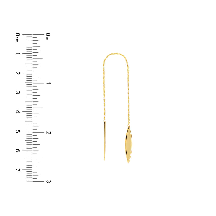 Marquise Threader Earrings