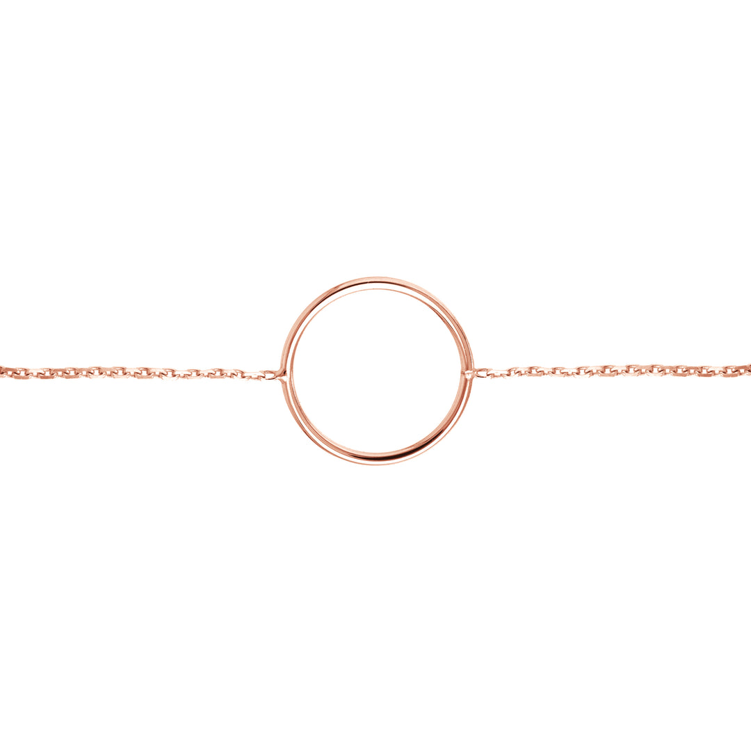 Open Wire Circle Adjustable Bracelet