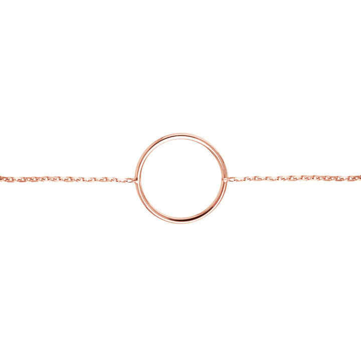 Open Wire Circle Adjustable Bracelet