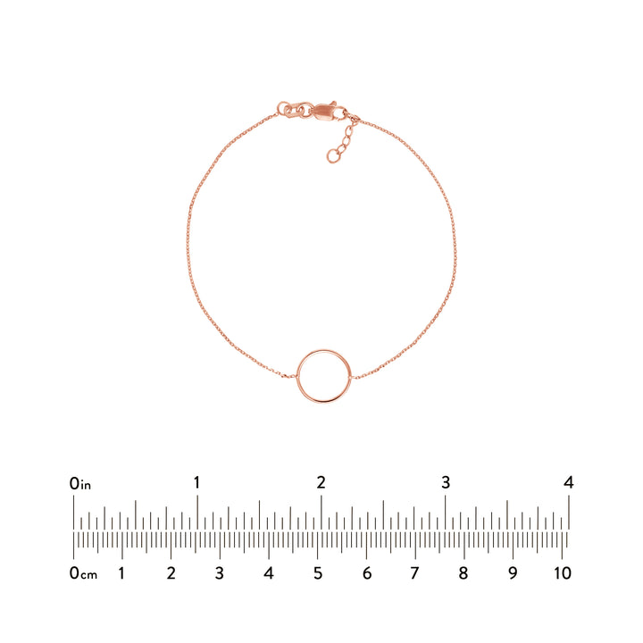 Open Wire Circle Adjustable Bracelet