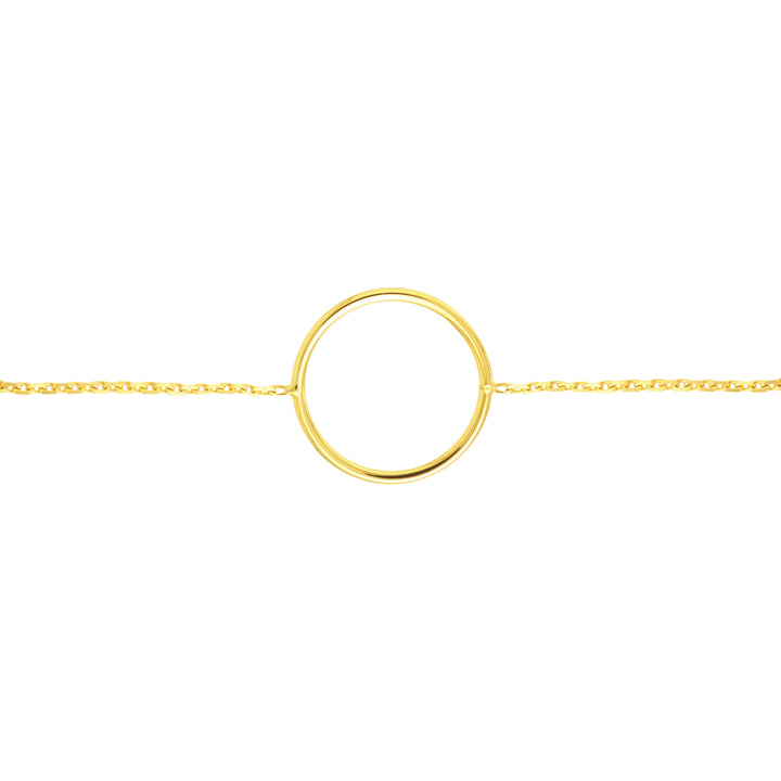 Open Wire Circle Adjustable Bracelet