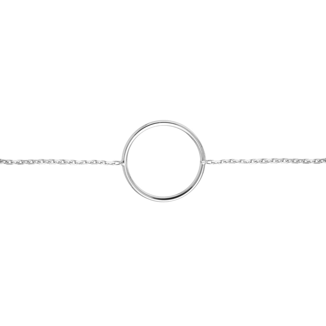 Open Wire Circle Adjustable Bracelet
