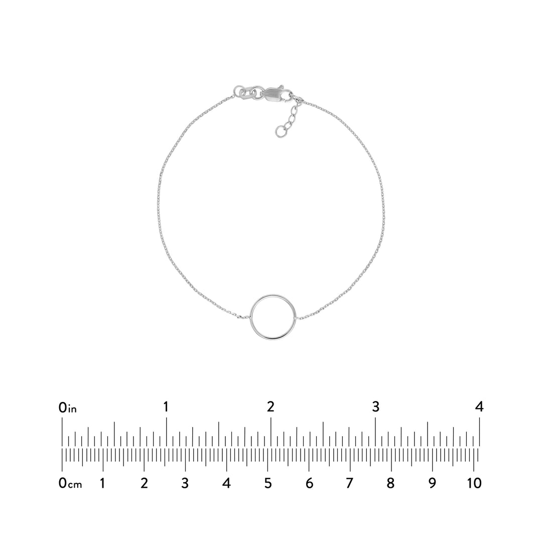 Open Wire Circle Adjustable Bracelet