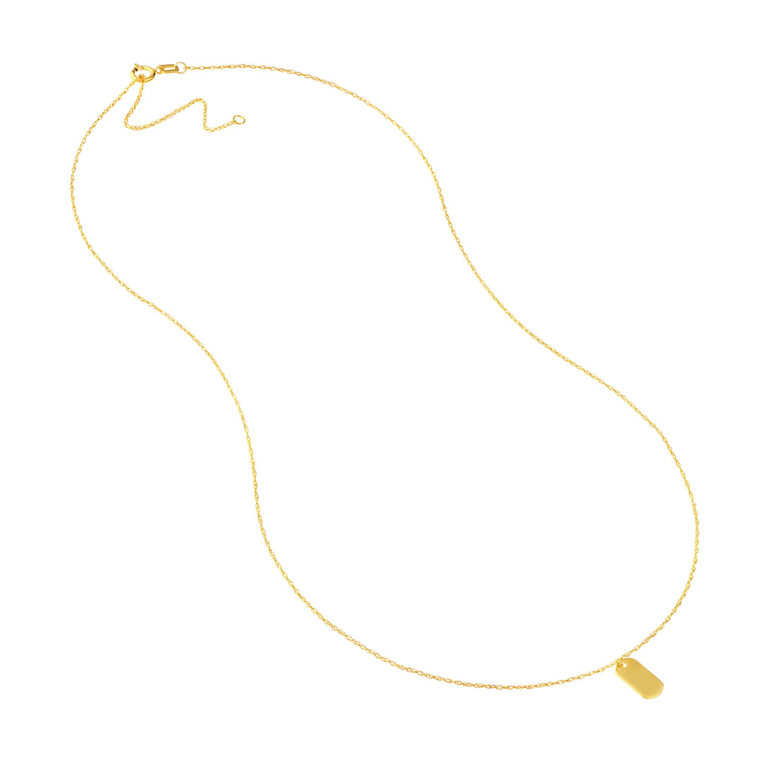 So You Mini Dog Tag Adjustable Necklace