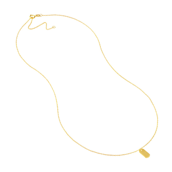 So You Mini Dog Tag Adjustable Necklace