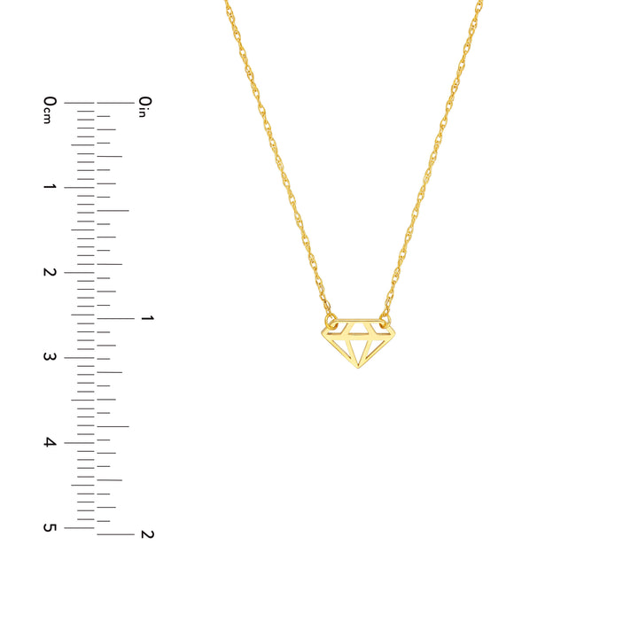 SoYou Mini Diamond-Shaped Adjustable Necklace