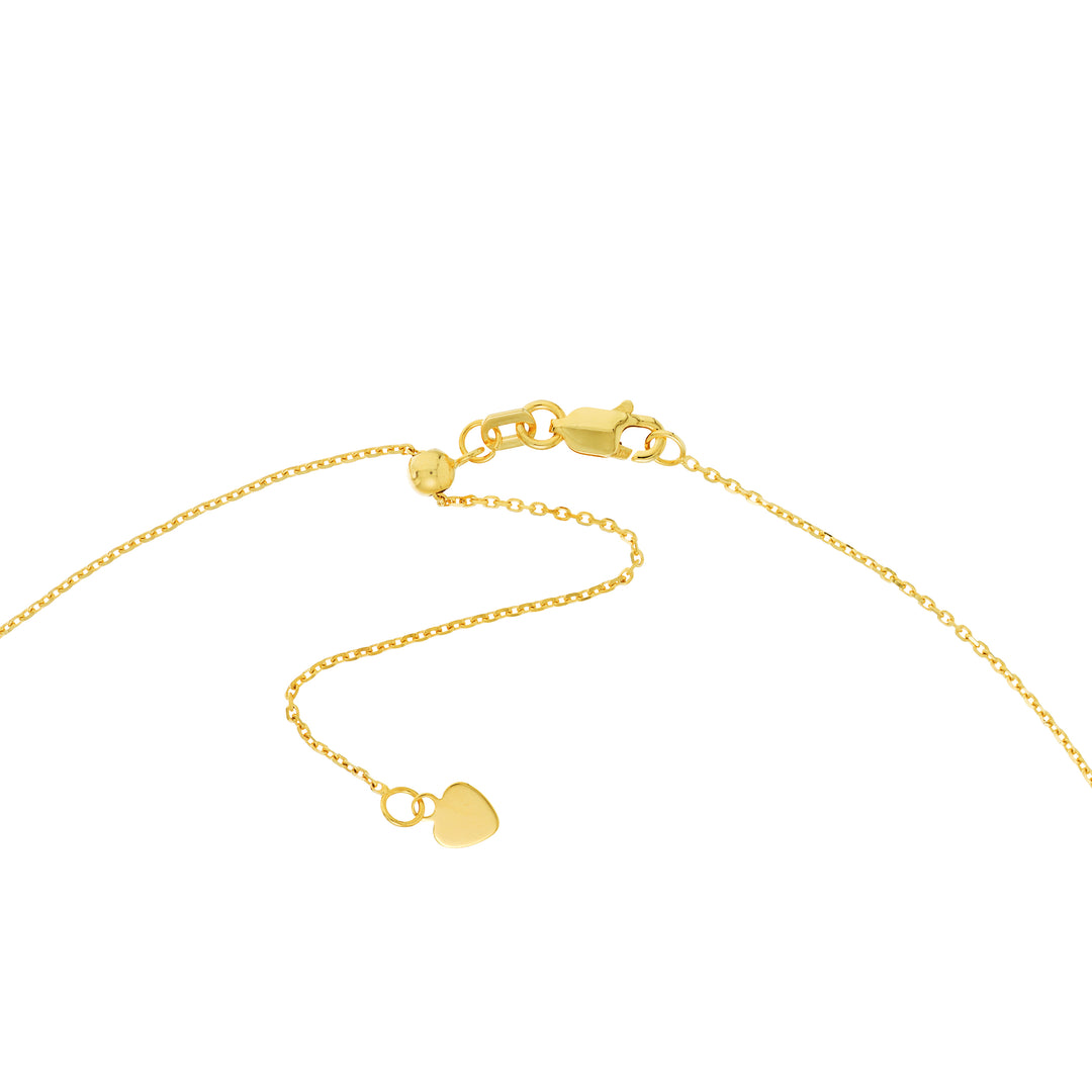 Bezel Set Diamond Adjustable Choker
