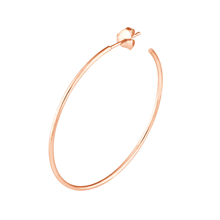 40mm x 1.2mm Hoop Post Earrings