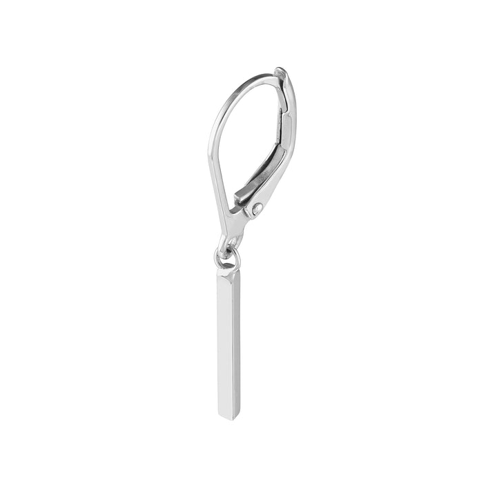 Dangle Staple Bar Earrings on Leverback