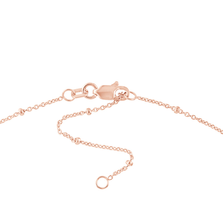 Diamond Bezels and Beads Necklace