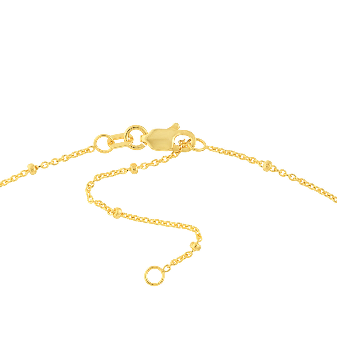 Diamond Bezels and Beads Necklace