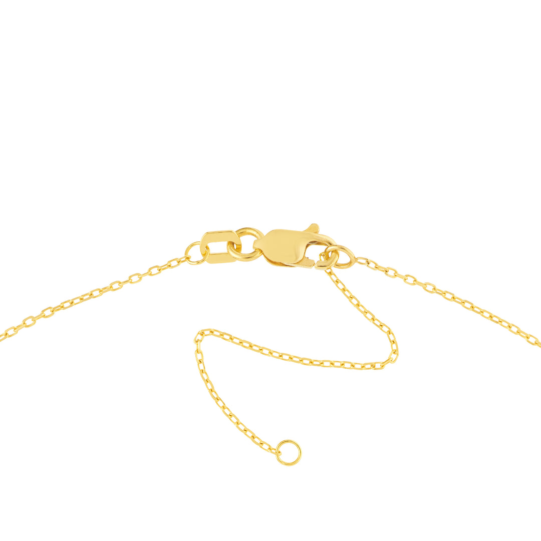 Diamond Bezels and Bars Adjustable Necklace