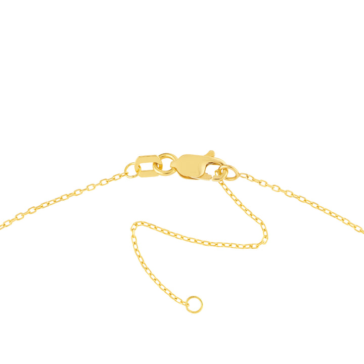 Diamond Bezels and Bars Adjustable Necklace