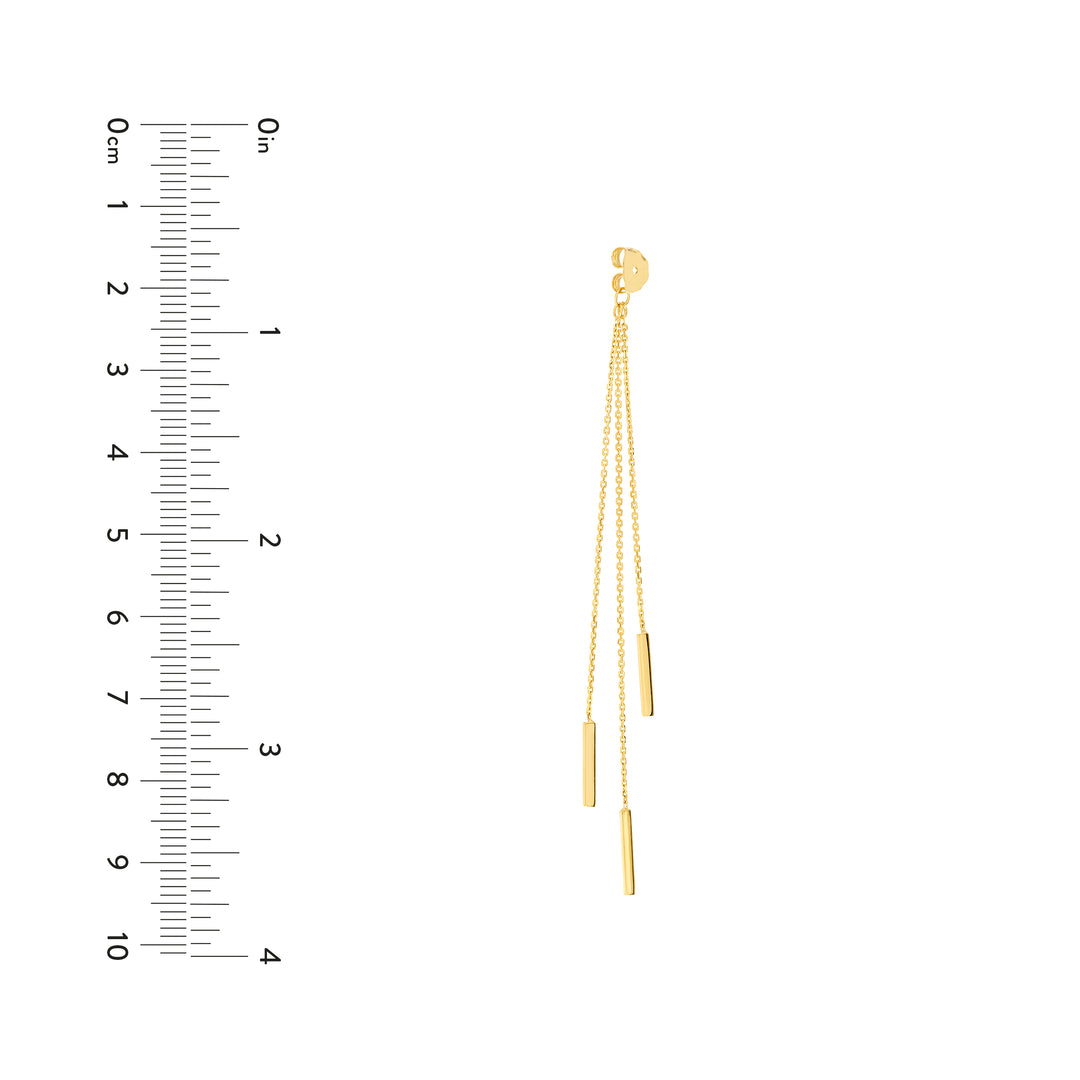 Cable Chain and Bar Earring Extensions