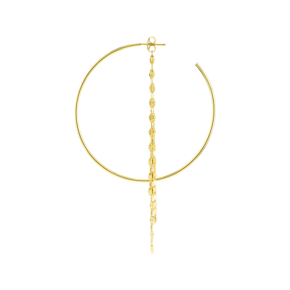 Hammered Forzentina Chain Earring Extensions
